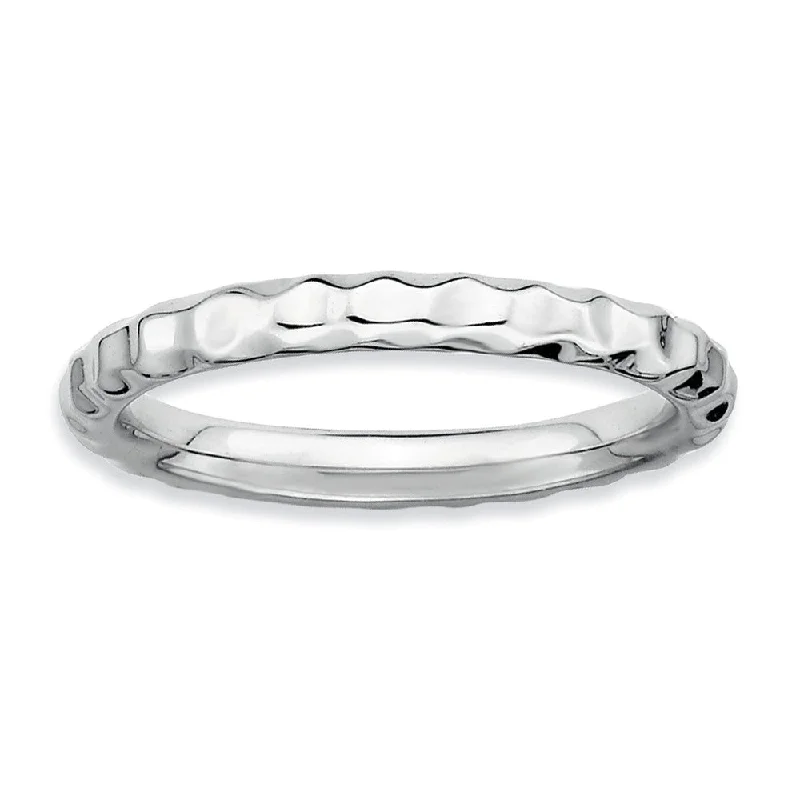 Jewelry Clearance Event – Last Chance For Stunning Deals 2.25mm Stackable Sterling Silver Hammered Band Jewelry Clearance Event – Last Chance For Stunning Deals 2.25mm Stackable Sterling Silver Hammered Band