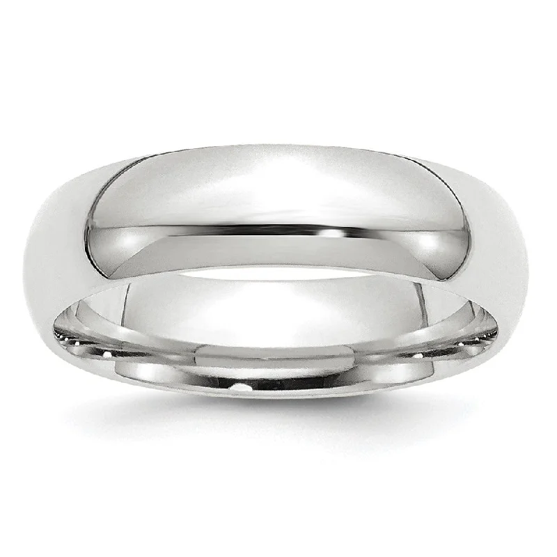 Get The Jewelry You Love At A Price You Love 2.5mm to 6mm Platinum Standard Weight Polished Domed Comfort Fit Band Get The Jewelry You Love At A Price You Love 2.5mm to 6mm Platinum Standard Weight Polished Domed Comfort Fit Band