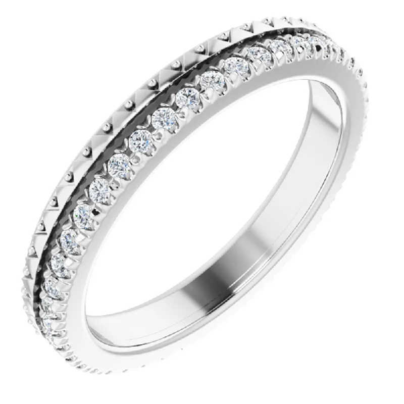 Seasonal Jewelry Deals – Elevate Your Style 2.75mm Platinum Natural Diamond Eternity Band