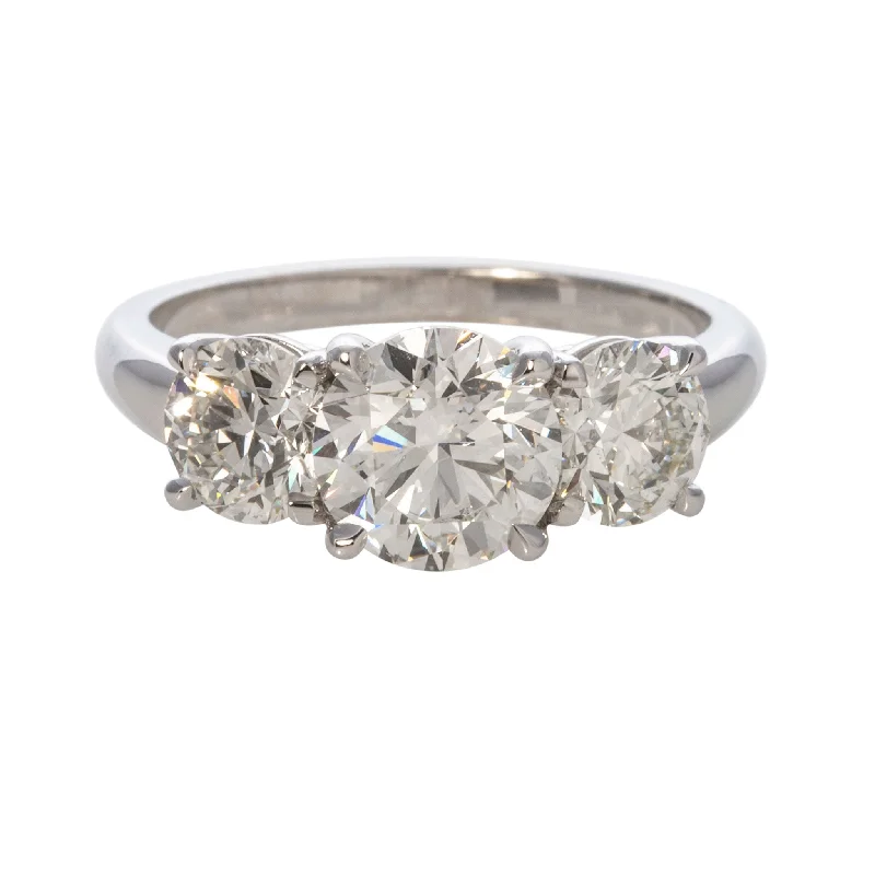Don't Miss Our Biggest Jewelry Sale Of The Season 2.90ctw Round Brilliant Diamond Three-Stone Engagement Ring Don't Miss Our Biggest Jewelry Sale Of The Season 2.90ctw Round Brilliant Diamond Three-Stone Engagement Ring