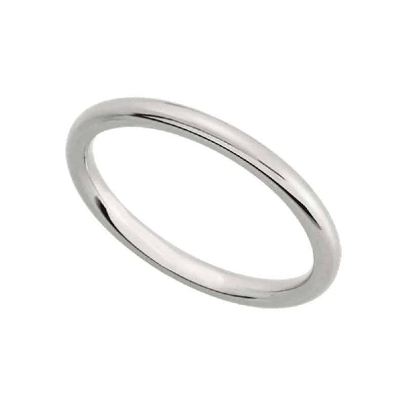 Timeless Jewelry, Timeless Savings – Don't Wait 2mm Continuum Sterling Silver Domed Comfort Fit Wedding Band