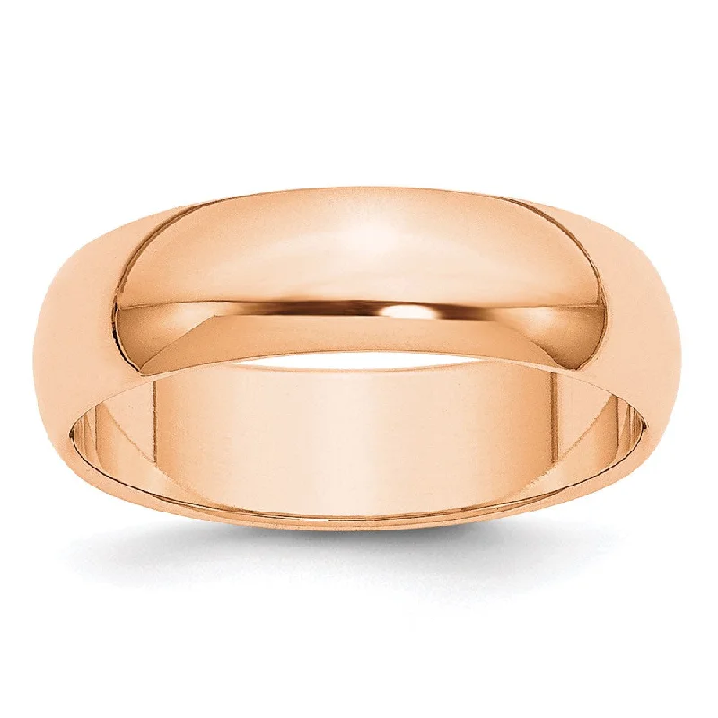 Affordable Luxury Jewelry – Style At A Great Price 2mm to 6mm 10K Rose Gold Half Round Standard Fit Band Affordable Luxury Jewelry – Style At A Great Price 2mm to 6mm 10K Rose Gold Half Round Standard Fit Band