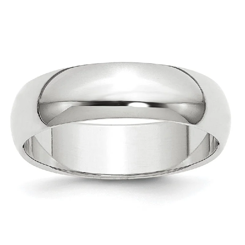Seasonal Jewelry Sale – Upgrade Your Style Today 2mm to 6mm Platinum Polished Half Round Standard Fit Band Seasonal Jewelry Sale – Upgrade Your Style Today 2mm to 6mm Platinum Polished Half Round Standard Fit Band