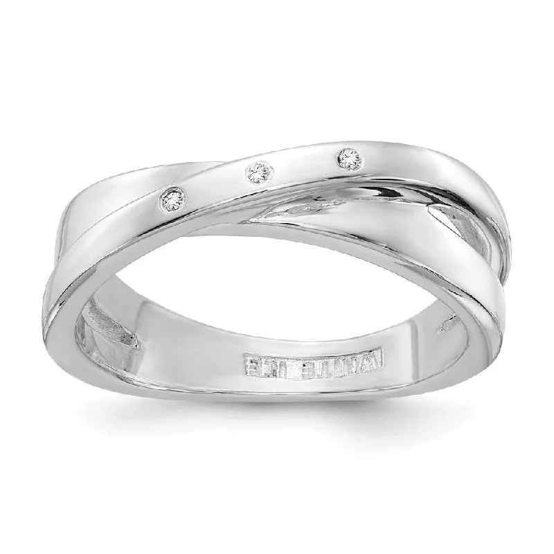 Trending Jewelry Now At Unbeatable Prices 3 Stone .03 Ctw Diamond Crossover Rhodium Plated Sterling Silver Ring Trending Jewelry Now At Unbeatable Prices 3 Stone .03 Ctw Diamond Crossover Rhodium Plated Sterling Silver Ring