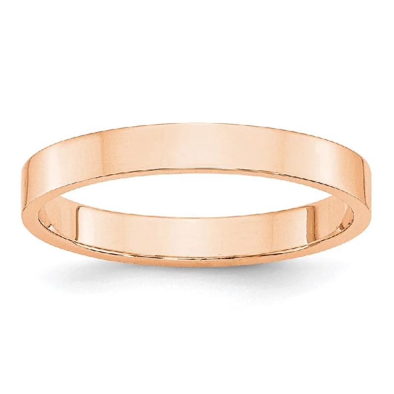 Affordable Glamour – Premium Jewelry At Special Prices 3mm 10K Rose, White, or Yellow Gold Lightweight Flat Standard Fit Band Affordable Glamour – Premium Jewelry At Special Prices 3mm 10K Rose, White, or Yellow Gold Lightweight Flat Standard Fit Band