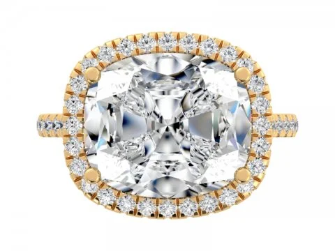 Jewelry Flash Sale – Stylish Designs At Unbeatable Rates 6.86ct East/West Cushion Cut with Diamond Halo