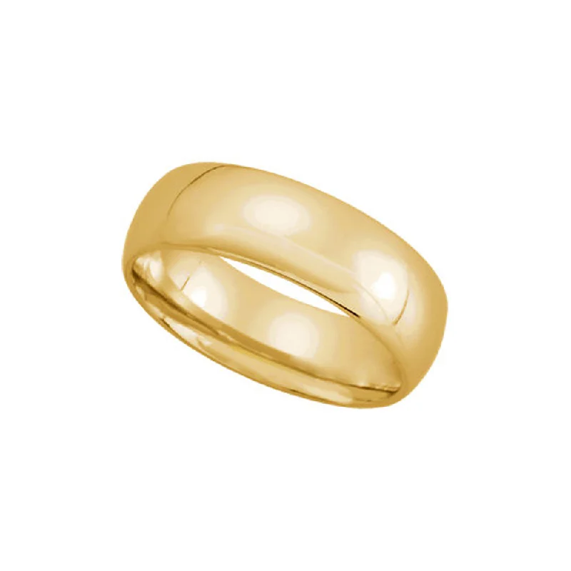 High-End Jewelry, Now More Affordable Than Ever 6mm Light Domed Comfort Fit Wedding Band in 10k Yellow Gold High-End Jewelry, Now More Affordable Than Ever 6mm Light Domed Comfort Fit Wedding Band in 10k Yellow Gold