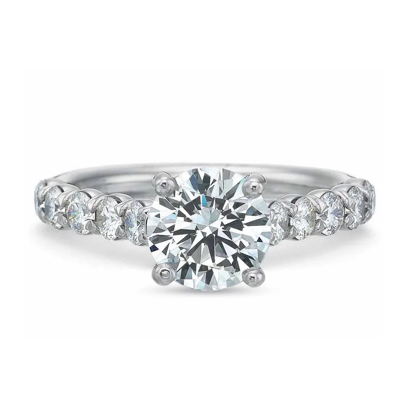 High-End Sparkle, Low-End Prices – Shop Now FlushFit™ Silk Prong Diamond Engagement Ring