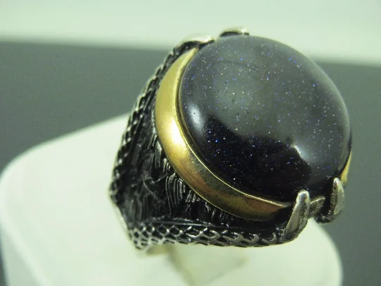 Luxury Jewelry Without The Luxury Price Tag Turkish Handmade Jewelry 925 Sterling Silver Aventurine Stone Mens Rings Luxury Jewelry Without The Luxury Price Tag Turkish Handmade Jewelry 925 Sterling Silver Aventurine Stone Mens Rings