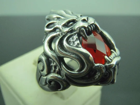 Luxury Jewelry At Budget-Friendly Prices – Grab Yours Now Turkish Handmade Jewelry 925 Sterling Silver Garnet Stone Lion Mens Rings Luxury Jewelry At Budget-Friendly Prices – Grab Yours Now Turkish Handmade Jewelry 925 Sterling Silver Garnet Stone Lion Mens Rings