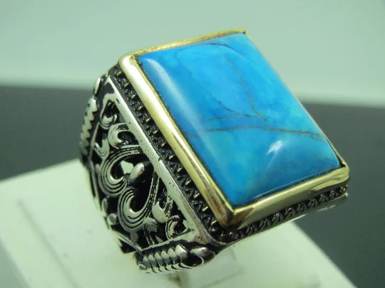 Personalized Jewelry Sale – Unique Gifts At Low Prices Turkish Handmade Jewelry 925 Sterling Silver Turquoise Stone Mens Rings Personalized Jewelry Sale – Unique Gifts At Low Prices Turkish Handmade Jewelry 925 Sterling Silver Turquoise Stone Mens Rings