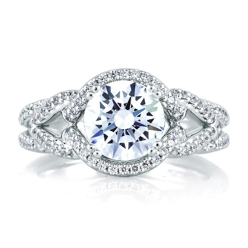 Limited-Time Jewelry Sale – Don't Miss Out On Dazzling Discounts A.Jaffe Artistic Diamond Braided Engagement Ring MES283/38