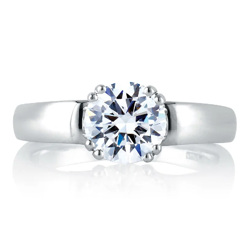 Limited-Stock Jewelry Sale – Shop Before It's Gone A.Jaffe Designer Split Prong Solitaire with Scroll Set Side Diamonds Engagement Ring MES237/14 Limited-Stock Jewelry Sale – Shop Before It's Gone A.Jaffe Designer Split Prong Solitaire with Scroll Set Side Diamonds Engagement Ring MES237/14