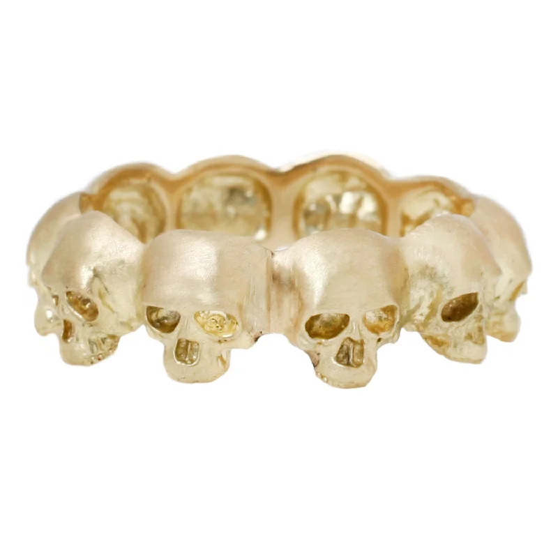 Exclusive Jewelry Sale – Sparkle For Less Skull Eternity Band