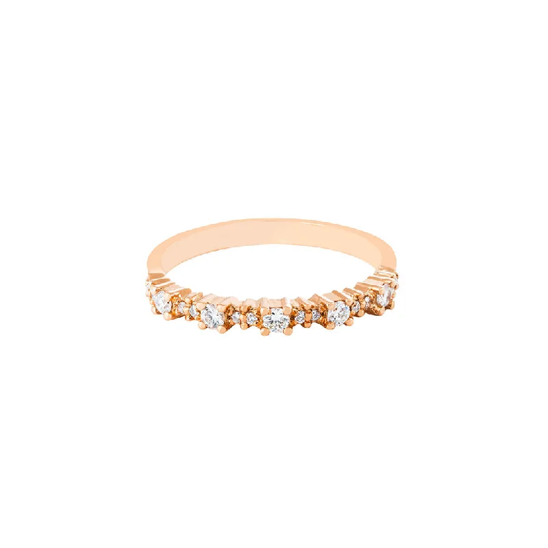 Don't Miss These Dazzling Jewelry Discounts Blair's 18K Rosegold Ring w. Diamonds
