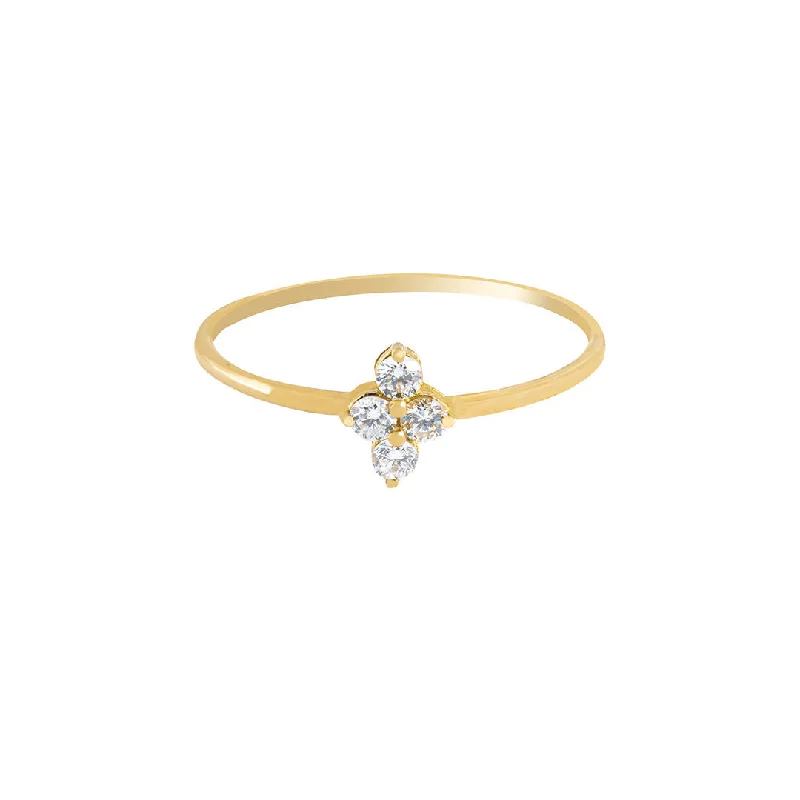 Luxury Jewelry Without The Luxury Price Tag Lucky Girl Syndrome 18K Gold Ring w. Diamonds Luxury Jewelry Without The Luxury Price Tag Lucky Girl Syndrome 18K Gold Ring w. Diamonds