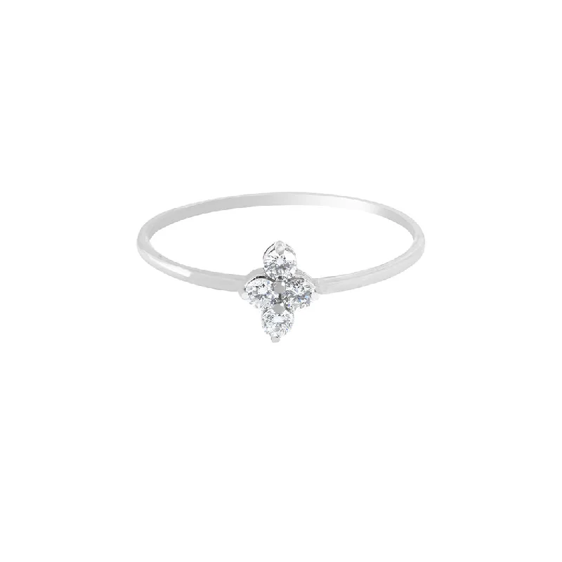 The Perfect Jewelry Piece At The Perfect Discount Lucky Girl Syndrome 18K Whitegold Ring w. Diamonds The Perfect Jewelry Piece At The Perfect Discount Lucky Girl Syndrome 18K Whitegold Ring w. Diamonds