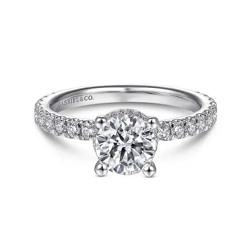 Personalized Jewelry Sale – Meaningful Gifts At Great Prices Alina - 14K White Gold Hidden Halo Round Diamond Engagement Ring (Setting Only) Personalized Jewelry Sale – Meaningful Gifts At Great Prices Alina - 14K White Gold Hidden Halo Round Diamond Engagement Ring (Setting Only)