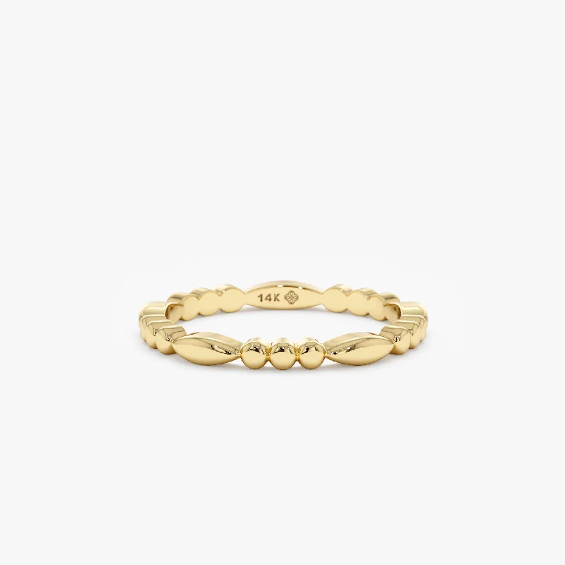 Get Your Favorite Jewelry At The Best Price Alternating Shapes Wedding Band, Elodie Get Your Favorite Jewelry At The Best Price Alternating Shapes Wedding Band, Elodie