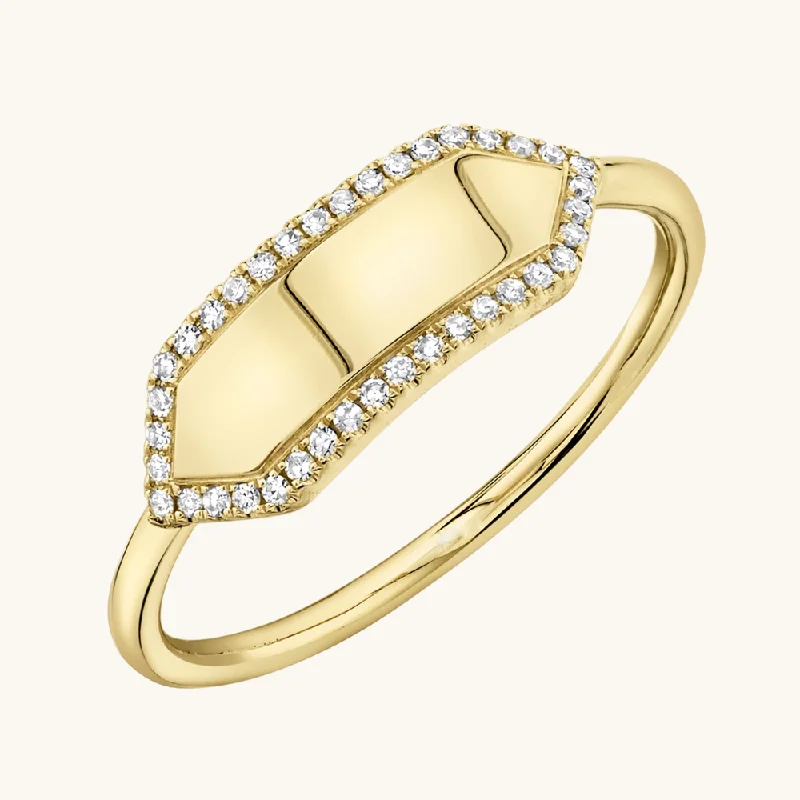 Don't Miss Out On Bestselling Jewelry At Special Prices Diamond Personalized ID Ring Don't Miss Out On Bestselling Jewelry At Special Prices Diamond Personalized ID Ring