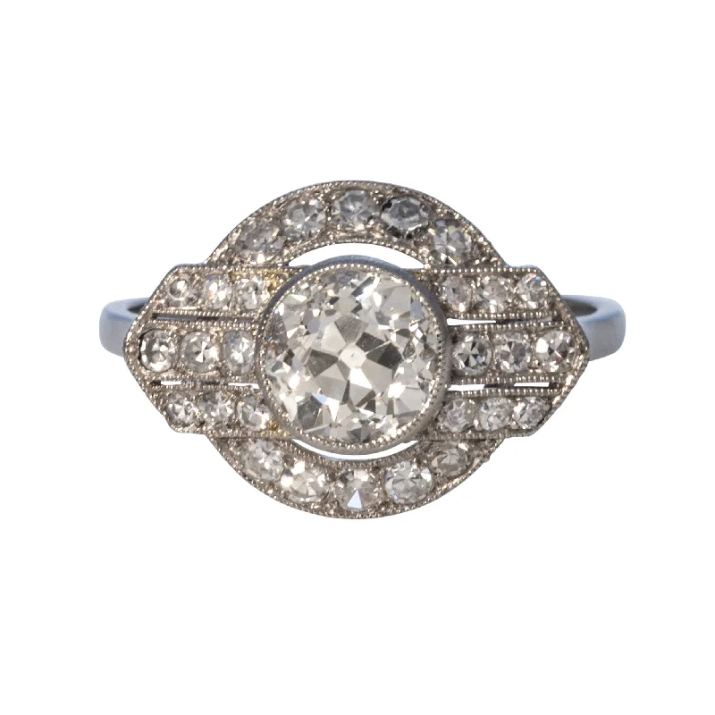 Seasonal Jewelry Deals – Elevate Your Style Art Deco 2.35ctw Old European Cut Diamond Platinum Ring Seasonal Jewelry Deals – Elevate Your Style Art Deco 2.35ctw Old European Cut Diamond Platinum Ring