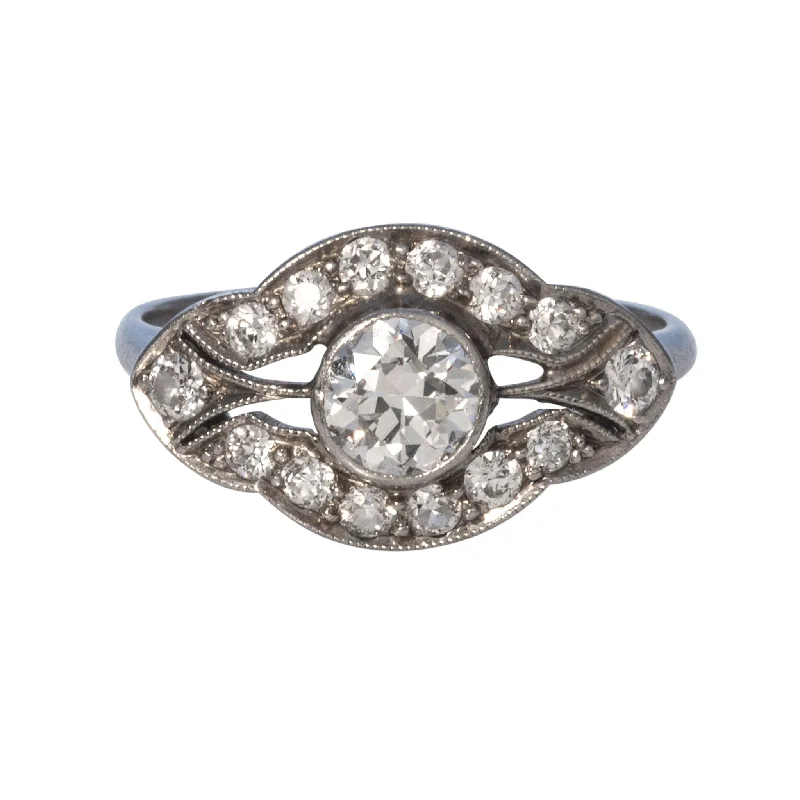 Personalized Jewelry Sale – Unique Pieces At Great Prices Art Deco .73ctw Old European Cut Diamond Platinum Ring Personalized Jewelry Sale – Unique Pieces At Great Prices Art Deco .73ctw Old European Cut Diamond Platinum Ring