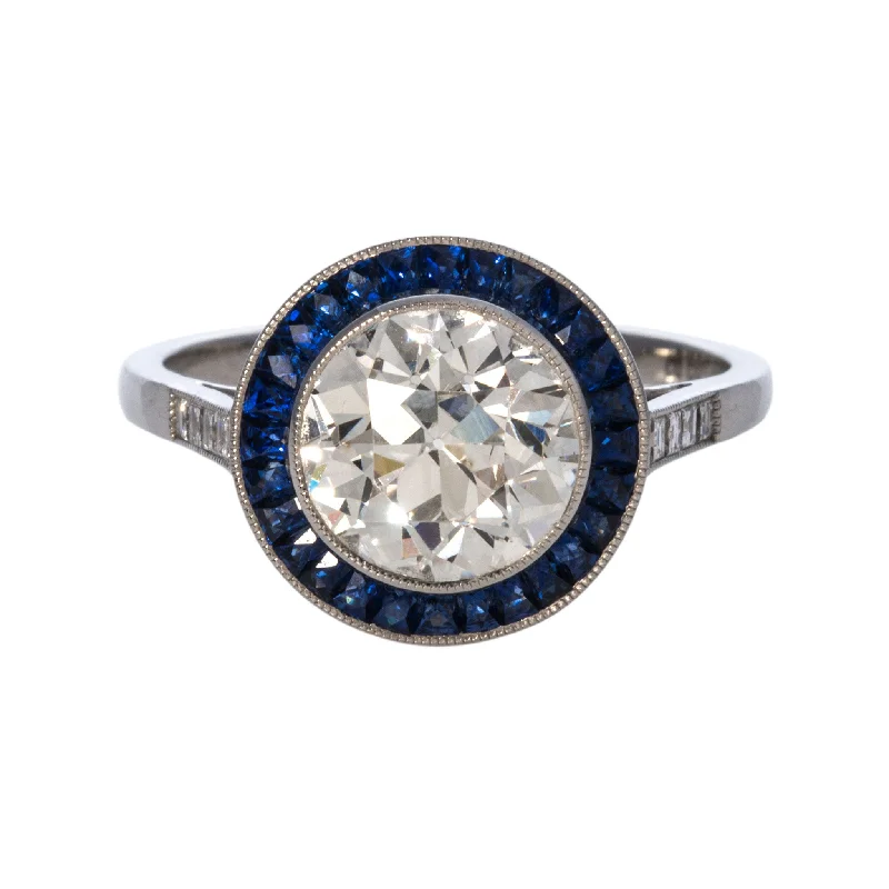 Trending Jewelry Now At Unbeatable Prices Art Deco Style 2ct Diamond & Sapphire Platinum Engagement Ring Trending Jewelry Now At Unbeatable Prices Art Deco Style 2ct Diamond & Sapphire Platinum Engagement Ring