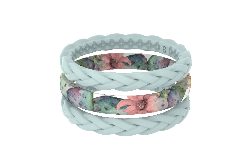 Grab Your Dream Jewelry At The Lowest Prices Cactus Bloom - Stackable Ring