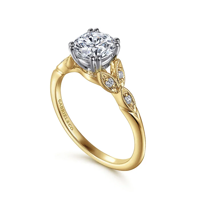 Exclusive Jewelry Sale – Grab Timeless Pieces Now Celia - 14K White-Yellow Gold Round Diamond Engagement Ring (setting only) Exclusive Jewelry Sale – Grab Timeless Pieces Now Celia - 14K White-Yellow Gold Round Diamond Engagement Ring (setting only)