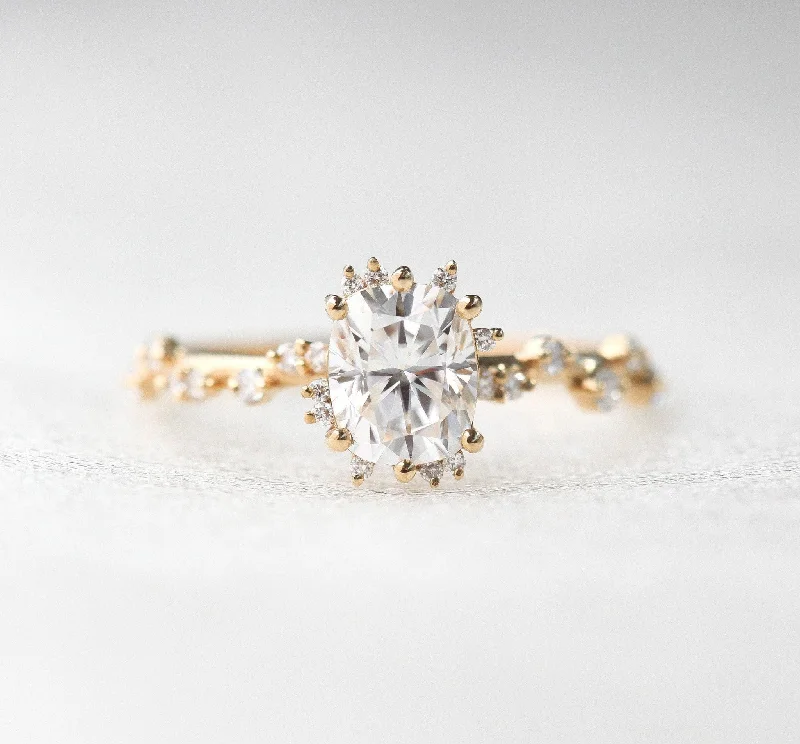Final Call For Exquisite Jewelry At Reduced Rates Bokeh Oval Diamond Ring
