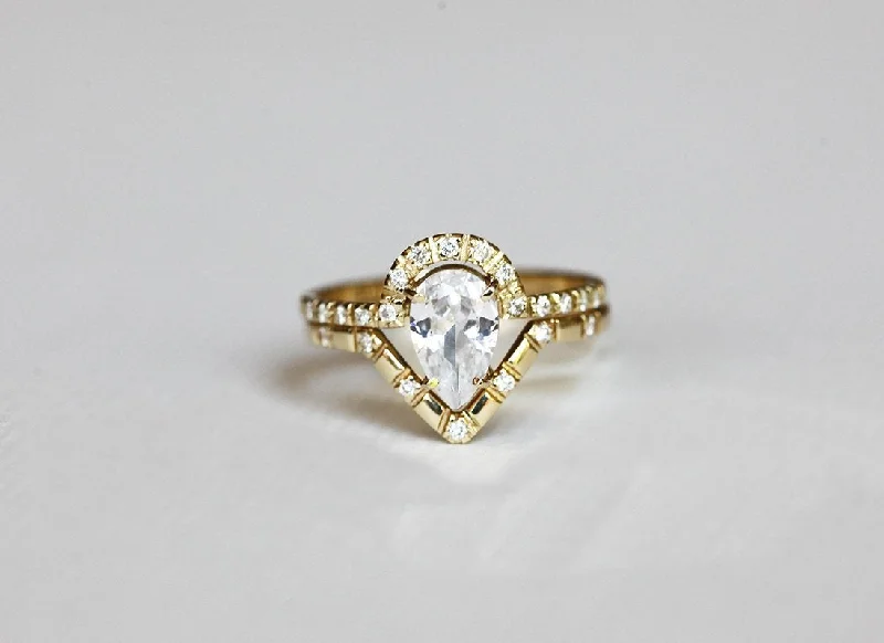 Final Call – Shop Exquisite Jewelry Before It's Gone Diamond Ring Set, Pear Cut Wedding Ring Final Call – Shop Exquisite Jewelry Before It's Gone Diamond Ring Set, Pear Cut Wedding Ring