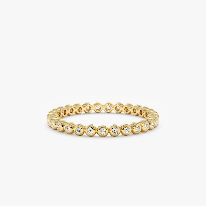 Diamond Solid Gold Eternity Ring, Camila