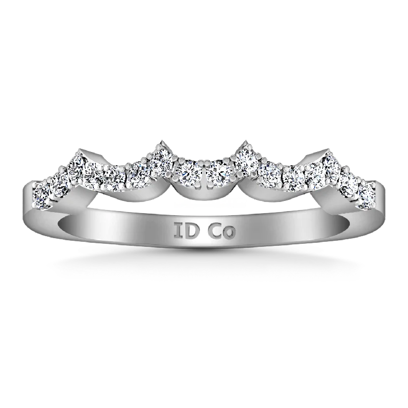 Timeless Jewelry, Timeless Savings – Don't Wait Diamond Wedding Band Chloe 0.25 Cts 14K White Gold Timeless Jewelry, Timeless Savings – Don't Wait Diamond Wedding Band Chloe 0.25 Cts 14K White Gold