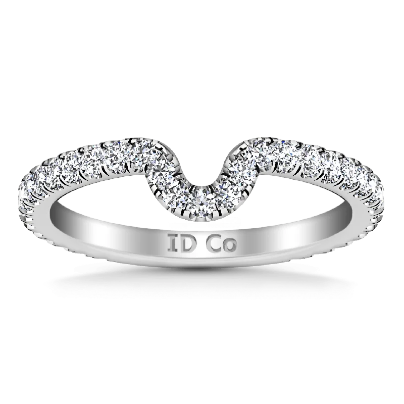 Unique Jewelry Designs Now At Discounted Rates Diamond Wedding Band Elsa 0.58 Cts 14K White Gold Unique Jewelry Designs Now At Discounted Rates Diamond Wedding Band Elsa 0.58 Cts 14K White Gold