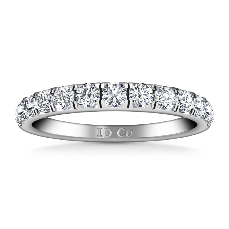Sparkle On A Budget – Fine Jewelry For Less Diamond Wedding Band Janice 0.81 Cts 14K White Gold Sparkle On A Budget – Fine Jewelry For Less Diamond Wedding Band Janice 0.81 Cts 14K White Gold