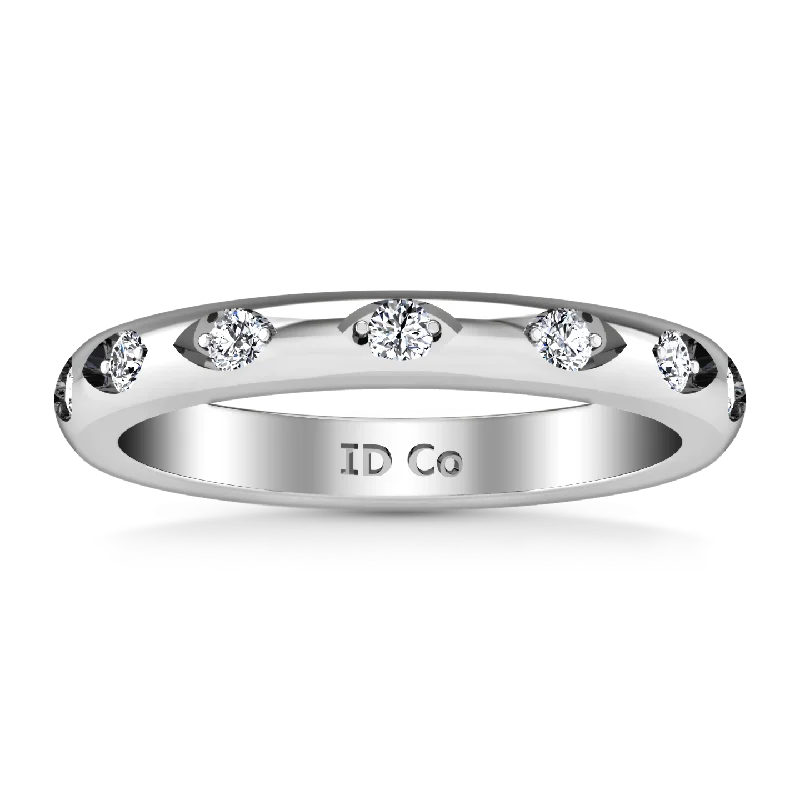 Exclusive Online Jewelry Sale – Don't Wait Diamond Wedding Band Jazz 0.12 Cts 14K White Gold Exclusive Online Jewelry Sale – Don't Wait Diamond Wedding Band Jazz 0.12 Cts 14K White Gold