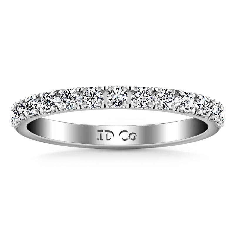 Diamond Wedding Band Larissa 0.51 Cts 14K White Gold