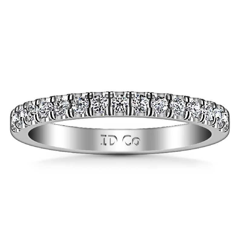 Diamond Wedding Band Mallory 0.35 Cts 14K White Gold