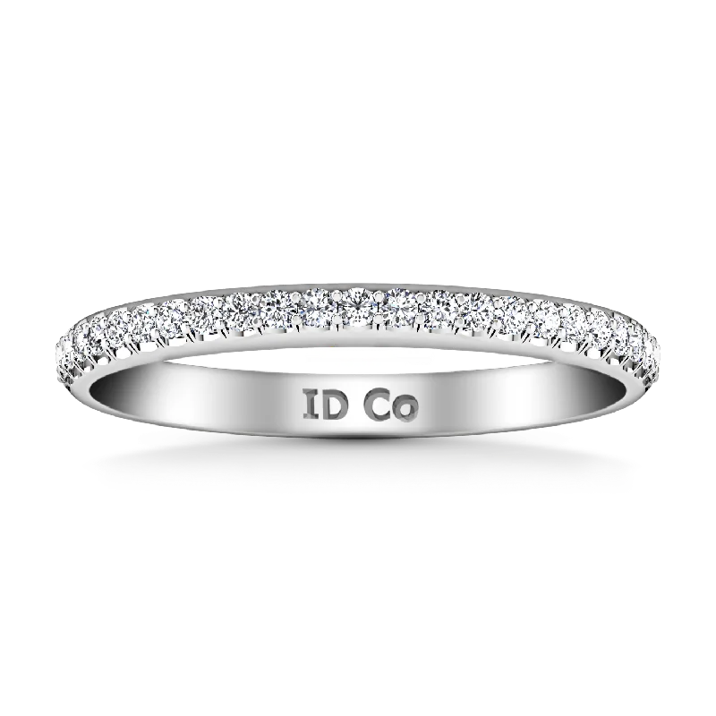 Diamond Wedding Band Mandy 0.29 Cts 14K White Gold