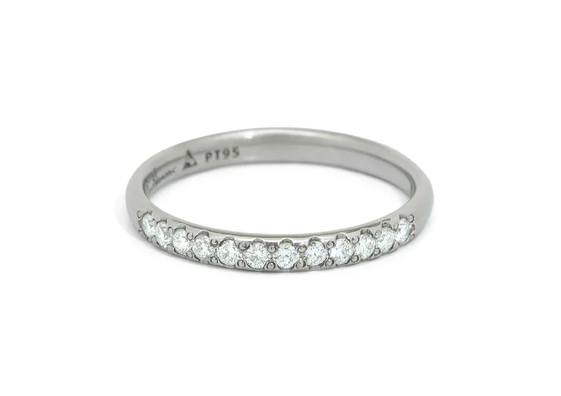 Luxury Jewelry At Budget-Friendly Prices – Grab Yours Now Pave Diamond Wedding Band, White Gold & Platinum