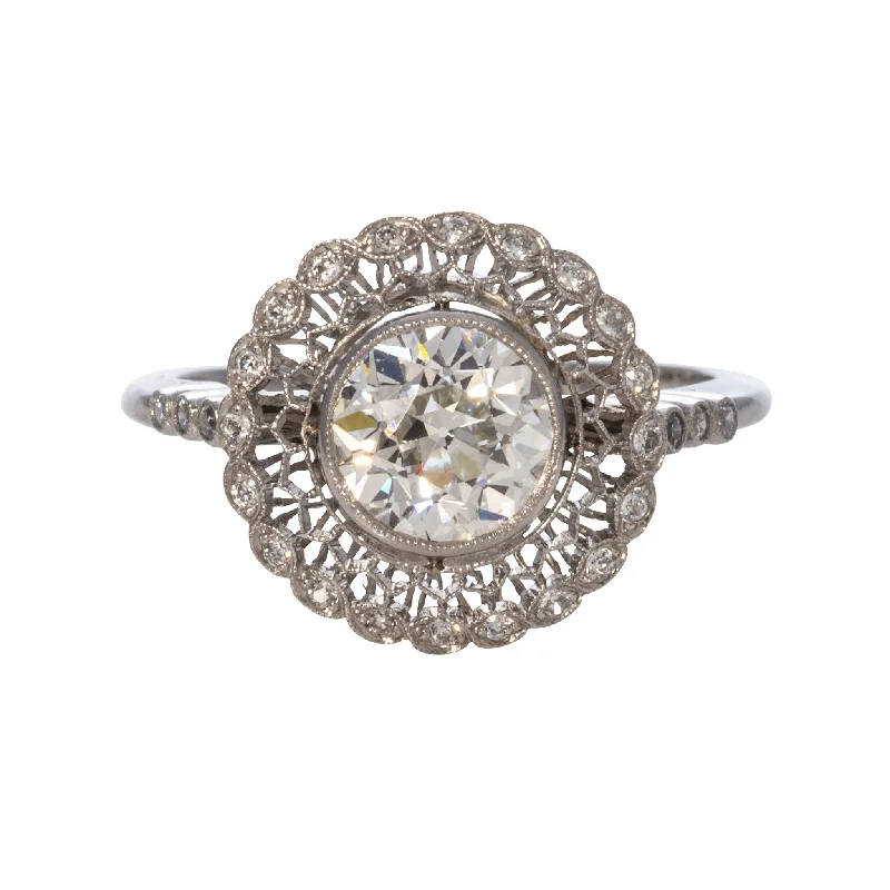 Breathtaking Jewelry At Limited-Time Savings Edwardian 1.30ct Old European Cut Diamond Platinum Ring Breathtaking Jewelry At Limited-Time Savings Edwardian 1.30ct Old European Cut Diamond Platinum Ring