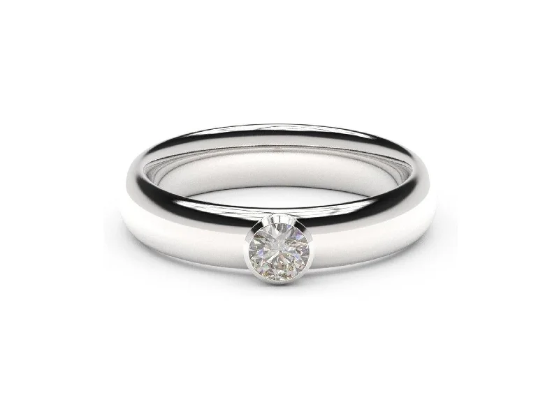 Limited-Stock Jewelry Sale – Once It's Gone, It's Gone Elegant Engagement Ring, White Gold & Platinum