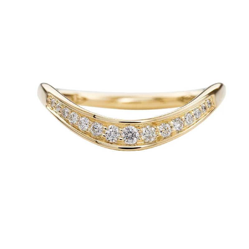 Customized Silver Jewelry For Unique Style Elliptic Curve Brilliant Diamond Wedding Band Customized Silver Jewelry For Unique Style Elliptic Curve Brilliant Diamond Wedding Band
