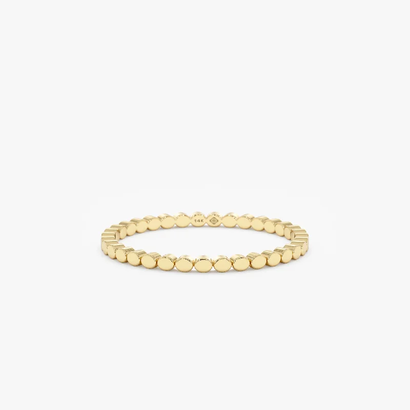 Best Jewelry Sale – Shop Exclusive Designs Now Flat Bead Wedding Band, Drew