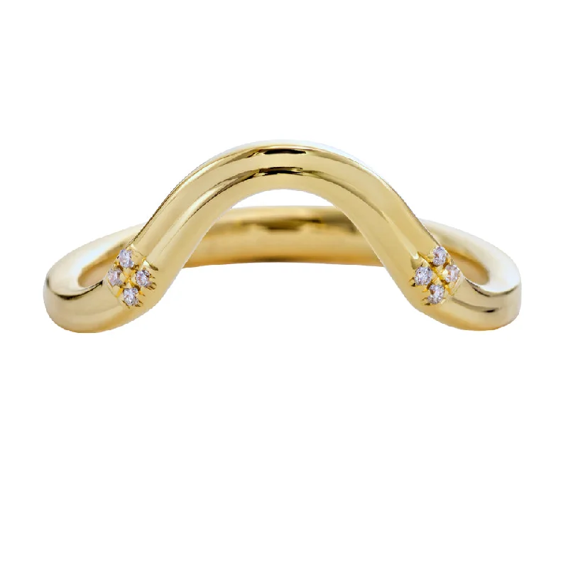 Flash Sale On Stunning Jewelry – Don't Miss Out Golden Lasso Wedding Band with Diamond Detailing Flash Sale On Stunning Jewelry – Don't Miss Out Golden Lasso Wedding Band with Diamond Detailing