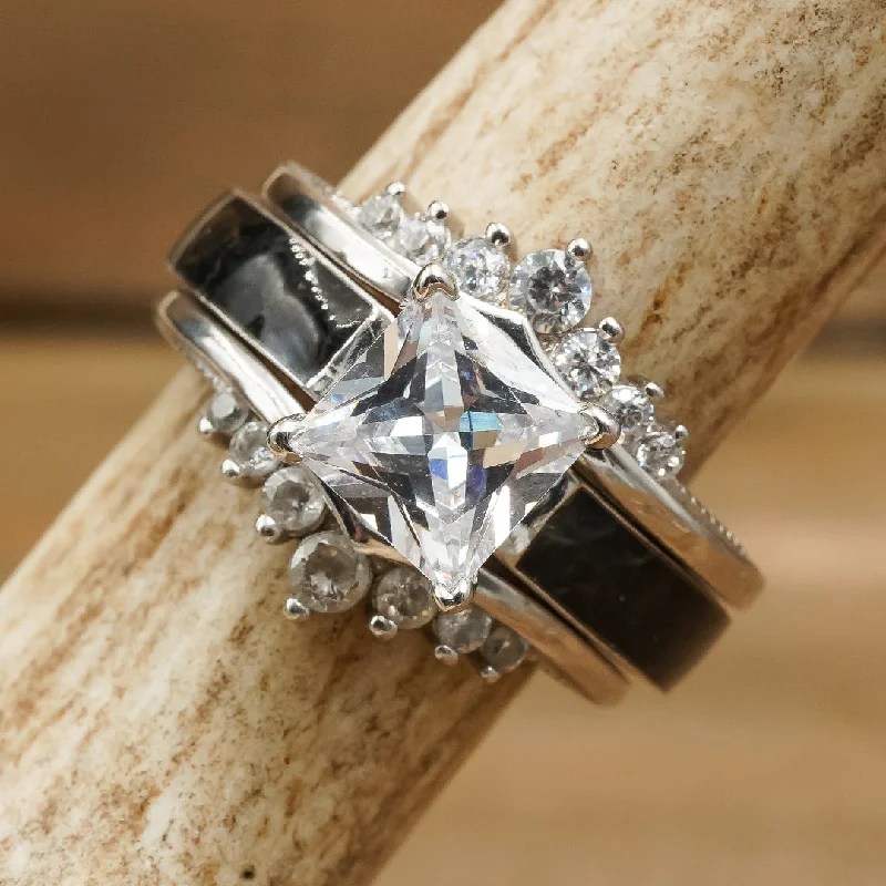 Exclusive Jewelry Offers – Sparkle For Less Grand Lovina Wishbone Wedding Set