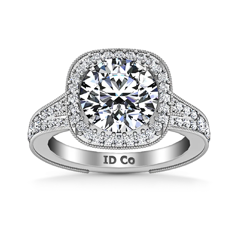 Accessorize For Less – Luxury Jewelry At Affordable Prices Halo Engagement Ring Anthea 14K White Gold Accessorize For Less – Luxury Jewelry At Affordable Prices Halo Engagement Ring Anthea 14K White Gold