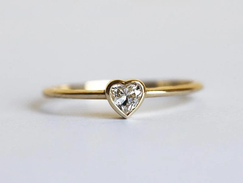 Jewelry Clearance – Final Chance To Save Big Alessia Heart Diamond Ring