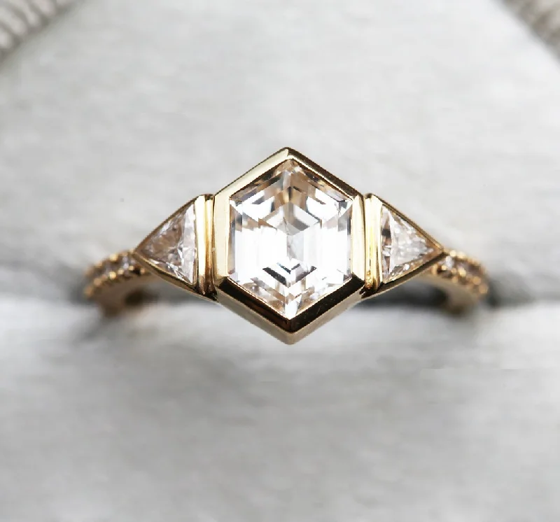 Once-A-Year Jewelry Sale – Grab Your Favorites Now Megan Hexagon Ring