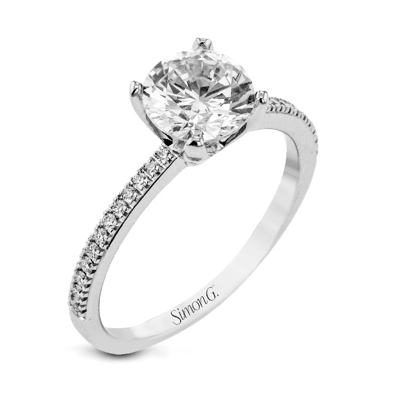 Get The Sparkle You Love At Prices You Adore Round-cut Engagement Ring in 18k Gold with Diamonds Get The Sparkle You Love At Prices You Adore Round-cut Engagement Ring in 18k Gold with Diamonds